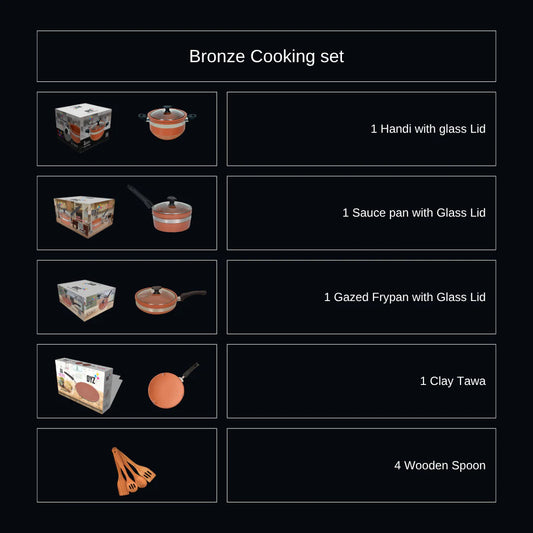 Bronze Cooking Set