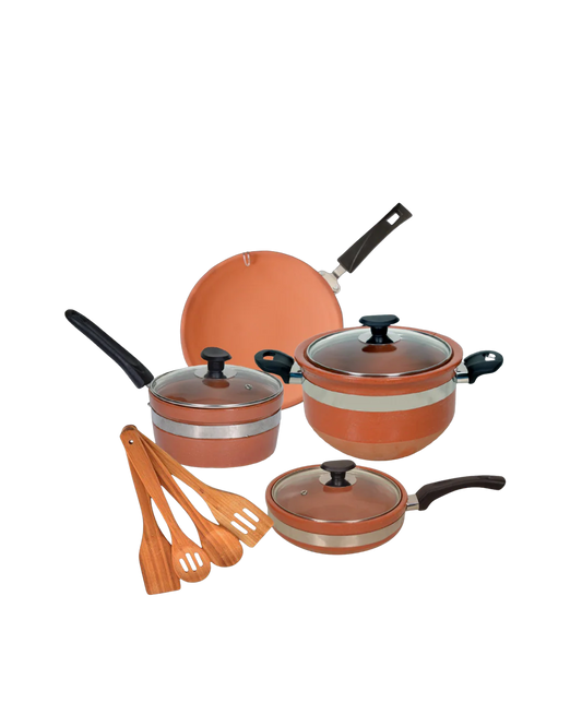 Bronze Cooking Set